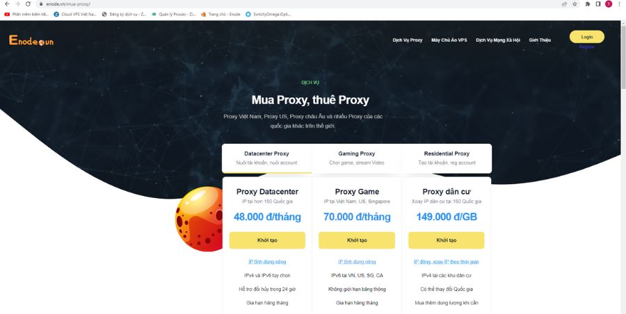 Chất lượng proxy chỉ định