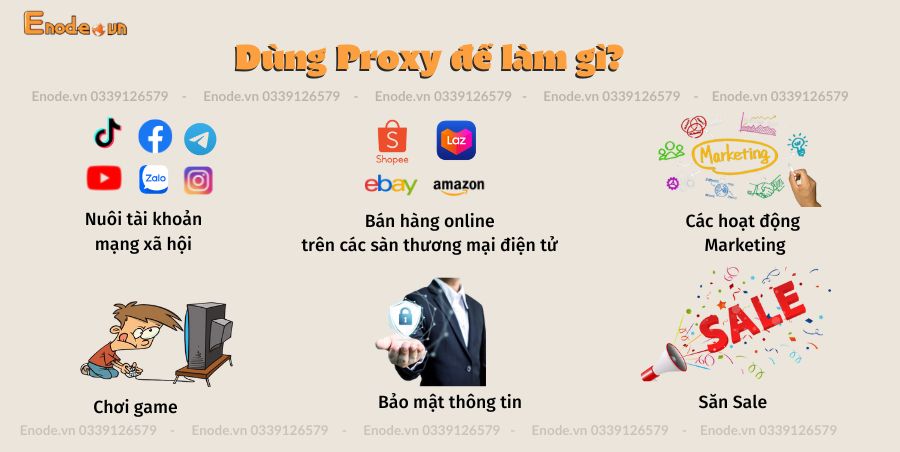 dùng proxy để làm gì?