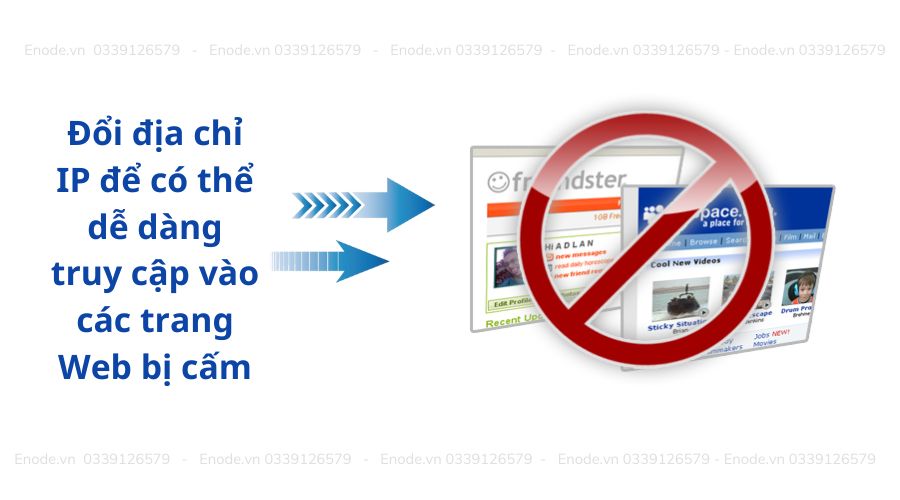 Đổi địa chỉ IP để dễ dàng truy cập trang web bị chặn