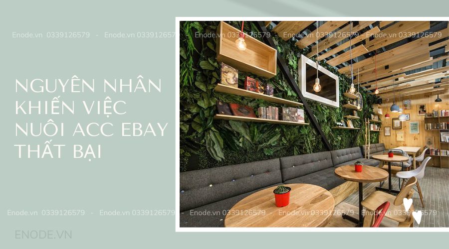 Sử dụng mạng công cộng là một trong những nguyên nhân nuôi acc ebay thất bại