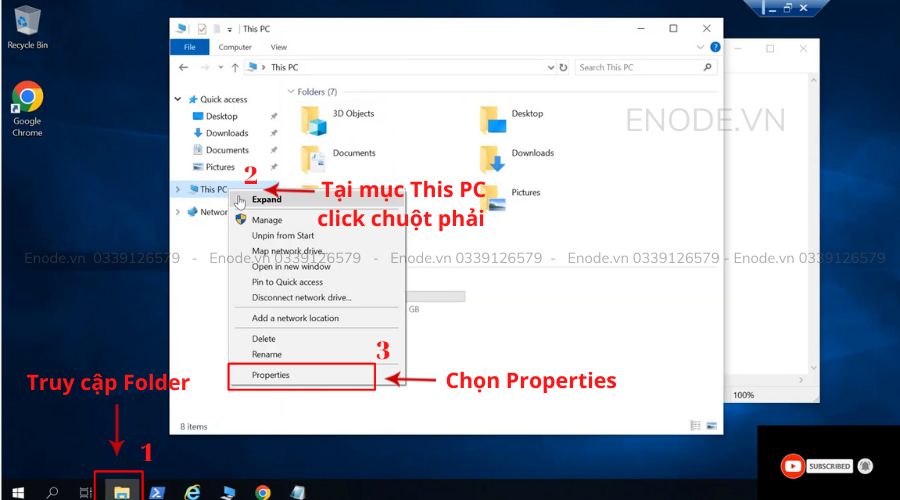 Truy cập Folder kiểm tra cấu hình VPS