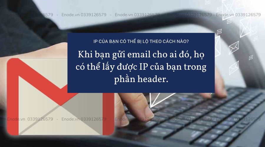 Lộ địa chỉ IP từ một email