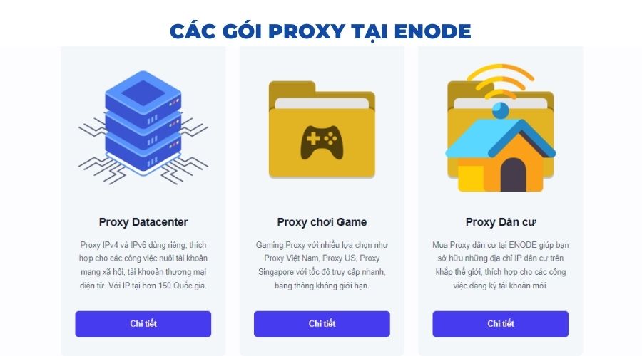 ENODE chuyên cung cấp Proxy giá rẻ, chất lượng cao