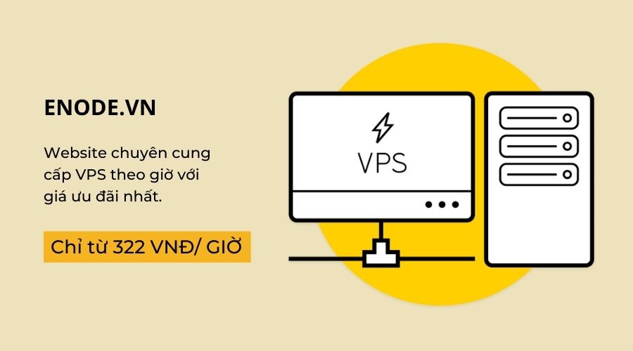 ENODE webiste cung cấp VPS theo giờ giá rẻ