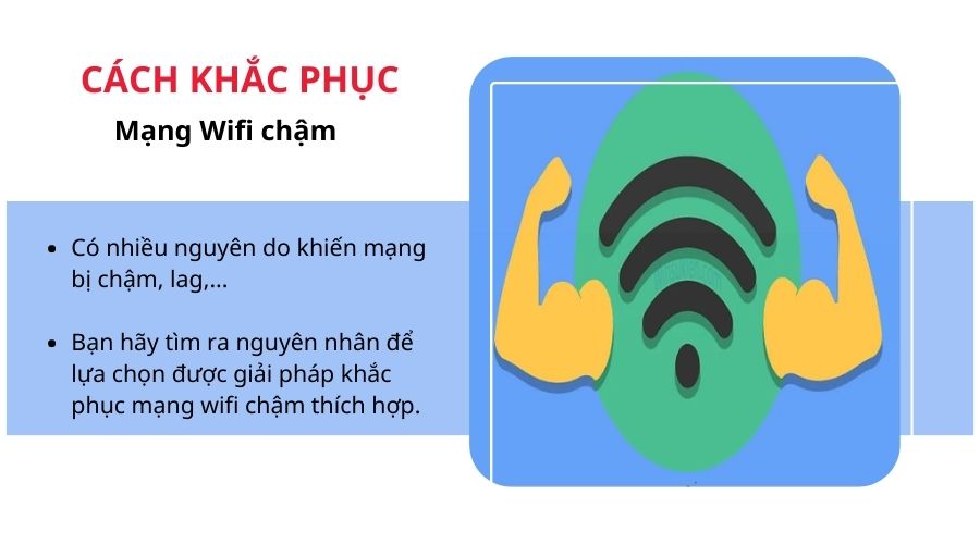 Các cách để khắc phục mạng chậm