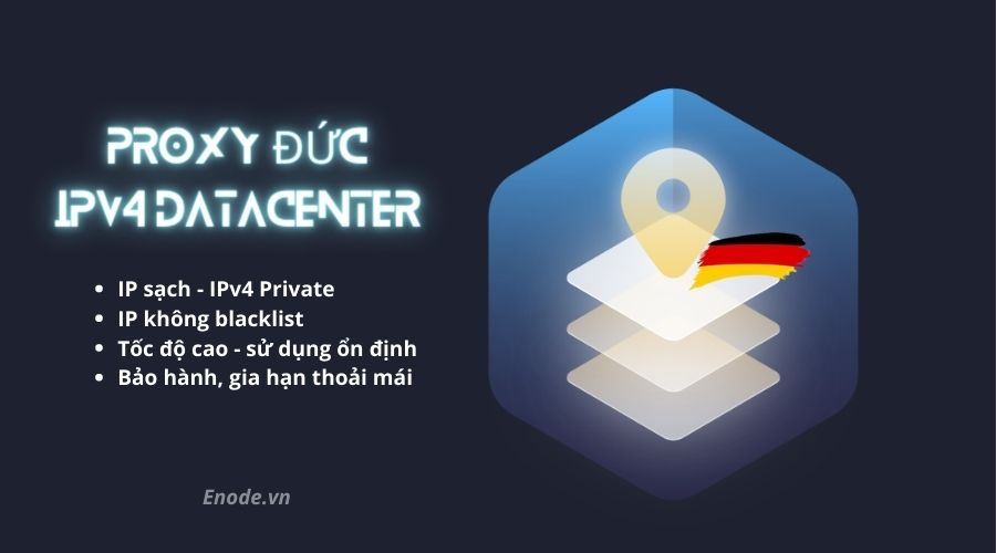 Proxy Đức IPv4 cố định với nhiều ưu điểm