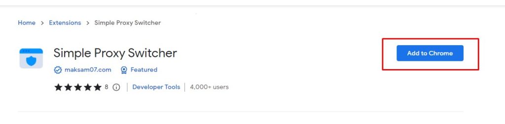 Chọn Add to Chrome để thêm tiện ích vào trình duyệt