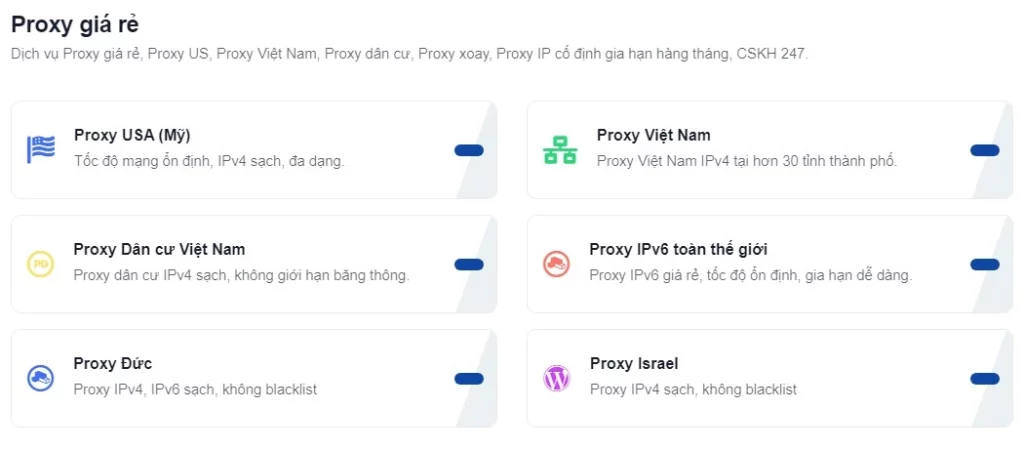 Tham khảo Proxy đa quốc gia tại ENODE