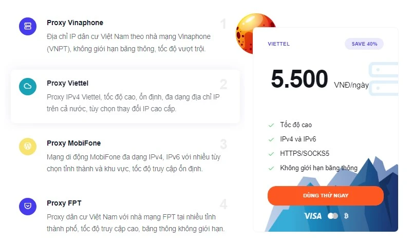Tham khảo Proxy dân cư Việt Nam tại Enode để làm MMO