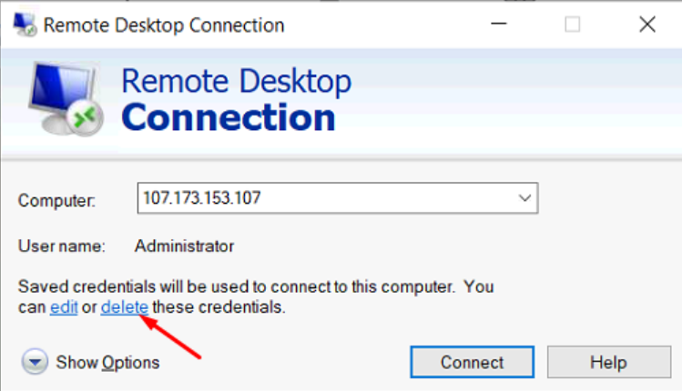 Xoá cho phần mềm remote mặt định của windows
