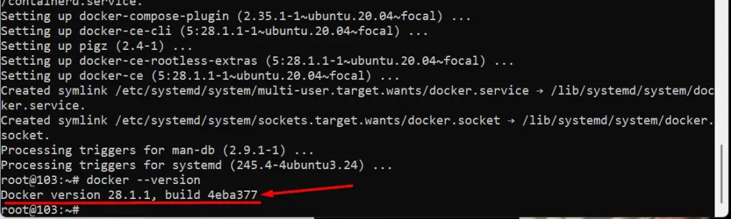 Cài đặt Docker trên VPS Ubuntu thành công